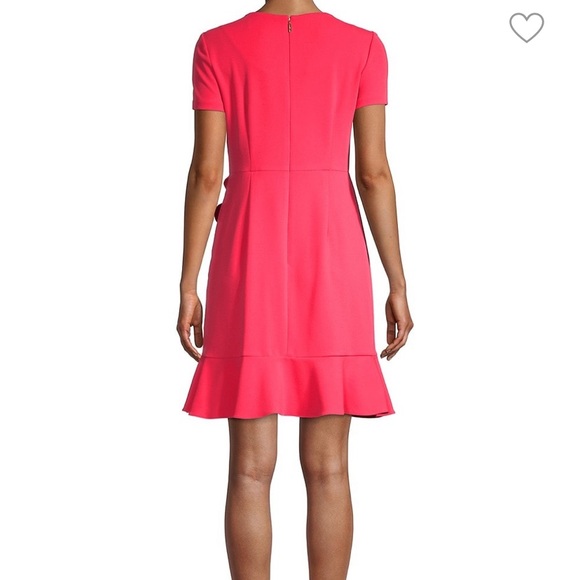 Karl Lagerfeld Paris Ruffled A Line Dress Size 6 - Picture 2 of 5